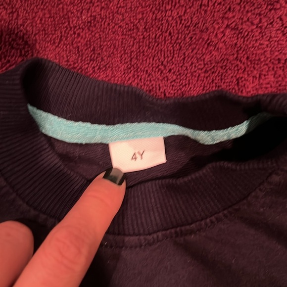 NO BRAND DINO NAVY LONG SLEEVES SHIRT Boy 4Y - Picture 3 of 5